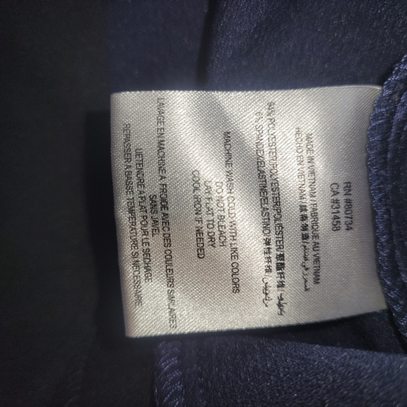 BCBGeneration Classic Short Navy with Black Accent Skirt Size 6 - Picture 4 of 6